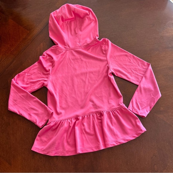 Adidas Pink Peplum Hoodie with Heart Design - Picture 3 of 6
